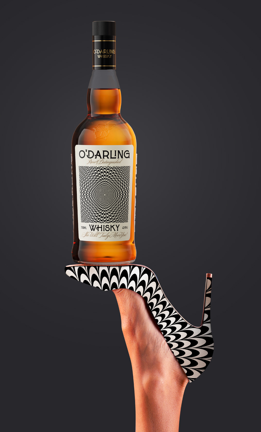 Image of a bottle of O'Darling Whisky